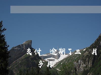 支付寶逾期了三個月還能用嗎 支付寶逾期三個多月