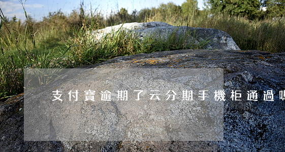 支付寶逾期了云分期手機柜通過嗎
