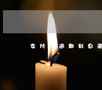 支付寶逾期利息高的要命-支付寶利息過高