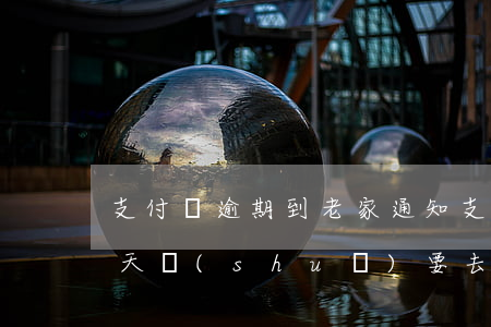 支付寶逾期到老家通知(支付寶逾期200多天,說(shuō)要去老家怎么辦)