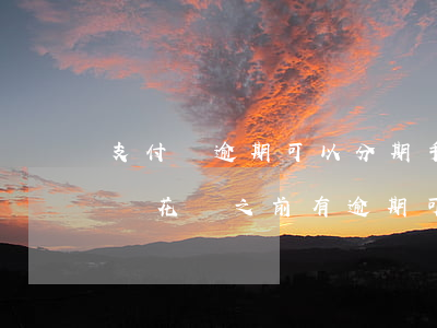 支付寶逾期可以分期手機(jī)嘛-支付寶花唄之前有逾期 可不可以分期手機(jī)?