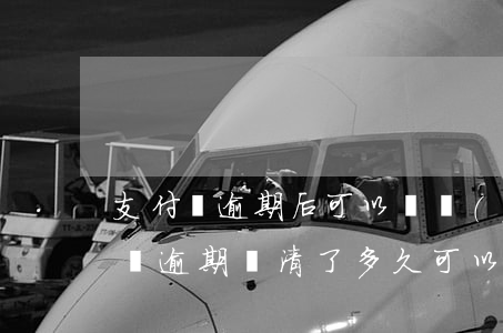 支付寶逾期后可以還進(jìn)去嗎(支付寶逾期還清了多久可以再用)