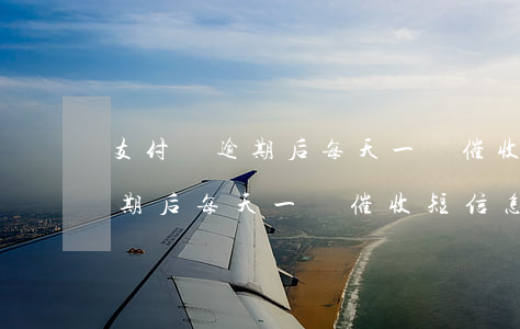 支付寶逾期后每天一個催收短信-支付寶逾期后每天一個催收短信怎么辦