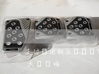 支付寶逾期后賬戶異常(支付寶逾期會有什么大問題嘛?)