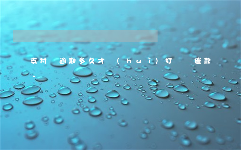 支付寶逾期多久才會(huì)打電話催款-