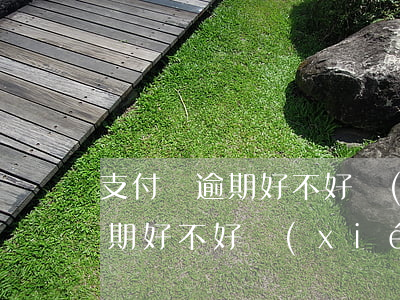 支付寶逾期好不好協(xié)商(支付寶逾期好不好協(xié)商還款)