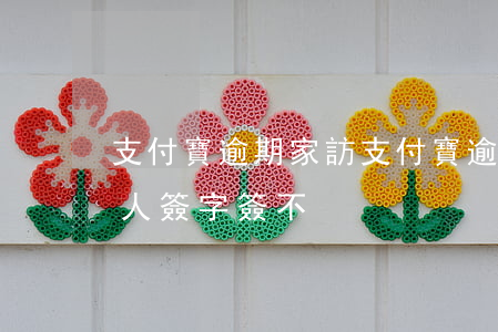 支付寶逾期家訪(支付寶逾期家訪人選要家里人簽字,簽不??)