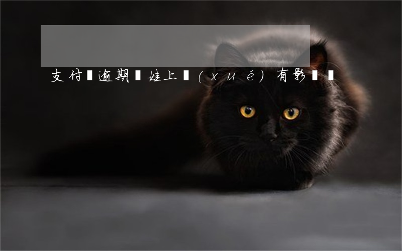 支付寶逾期對娃上學(xué)有影響嗎