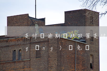 支付寶逾期幫扶政策(支付寶逾期可以申請(qǐng)減免嗎)