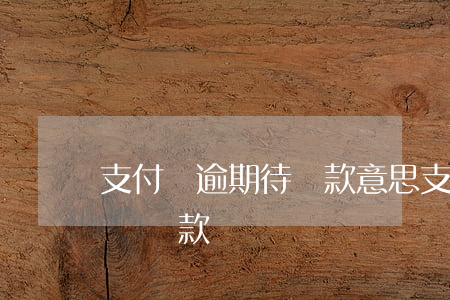 支付寶逾期待還款意思(支付寶逾期后必須全額還款)