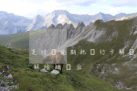 支付寶逾期把銀行卡解綁（支付寶逾期銀行卡解除捆綁后）
