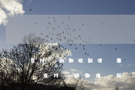 支付寶逾期收到律師事務(wù)所掛號信-支付寶逾期律師所發(fā)掛號信