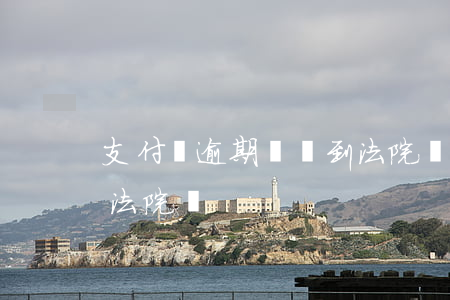 支付寶逾期會傳到法院嗎(支付寶逾期會傳到法院嗎)