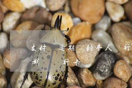 支付寶逾期會封本人銀行卡嗎(支付寶逾期會影響銀行卡嗎)