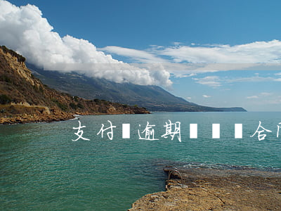 支付寶逾期會違約合同嗎