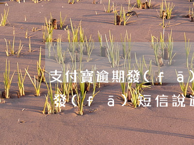 支付寶逾期發(fā)短信要去家里 支付寶發(fā)短信說逾期要報案