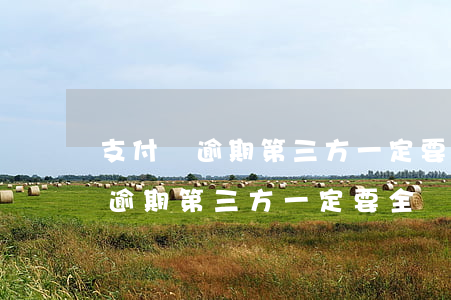 支付寶逾期第三方一定要全額還款-支付寶逾期第三方一定要全額還款嗎