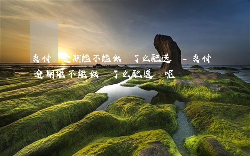 支付寶逾期能不能做餓了么配送員-支付寶逾期能不能做餓了么配送員呢