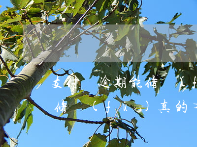 支付寶逾期能修復(fù)嗎(支付寶的逾期修復(fù)真的有用嗎)