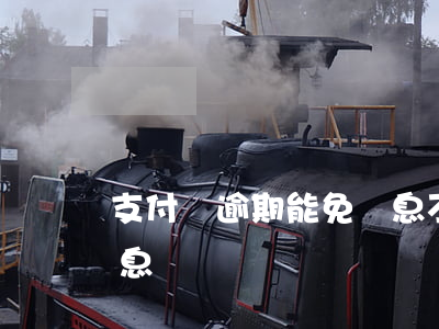 支付寶逾期能免罰息不（支付寶逾期能不能免息）