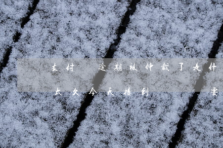 支付寶逾期被仲裁了是什么意思(支付寶逾期太久今天接到電話說要起訴我)