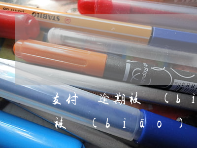 支付寶逾期被標(biāo)紅(支付寶逾期被標(biāo)紅)
