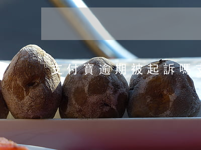 支付寶逾期被起訴嗎(支付寶逾期會被告么)