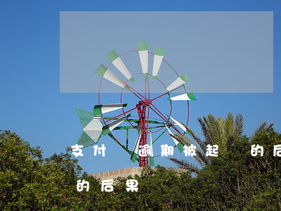 支付寶逾期被起訴的后果(支付寶逾期被起訴的后果)