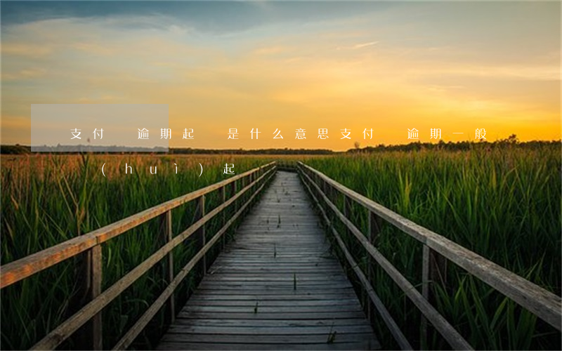 支付寶逾期起訴是什么意思(支付寶逾期一般會(huì)起訴嗎)