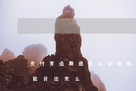 支付寶逾期過怎么貸款嗎(支付寶逾期貸款還能貸出來么)