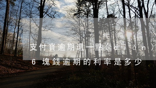 支付寶逾期還一點(diǎn)錢（支付寶16塊錢逾期的利率是多少）