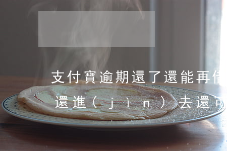 支付寶逾期還了還能再借(支付寶逾期兩年后還進(jìn)去還可以借出來嗎)