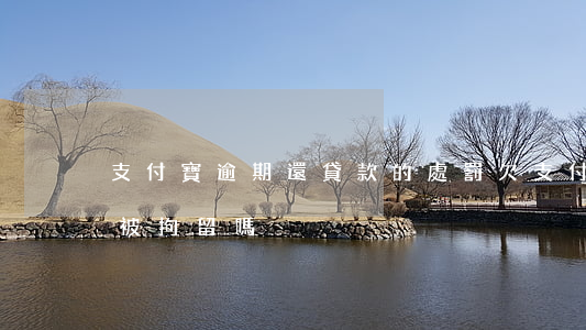 支付寶逾期還貸款的處罰(欠支付寶逾期了 會被拘留嗎)