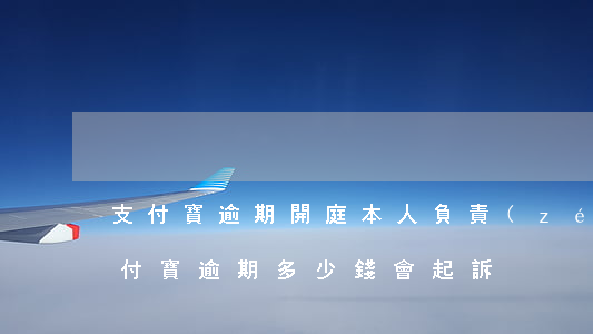 支付寶逾期開庭本人負責(zé)費用嗎(支付寶逾期多少錢會起訴)