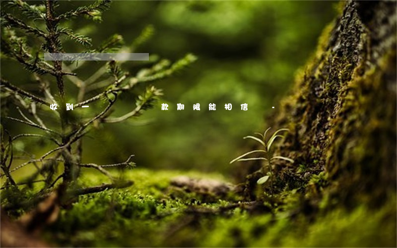 收到一條還唄還款期限能相信嗎-