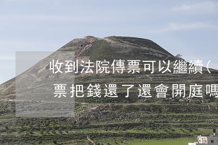 收到法院傳票可以繼續(xù)還嗎(收到傳票把錢還了還會開庭嗎)
