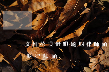 收到花唄借唄逾期律師函(支付寶花唄借唄逾期律師函)