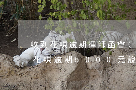 收到花唄逾期律師函會(huì)被起訴嗎(花唄逾期5000元說(shuō)要發(fā)律師函起訴我是真的嗎)