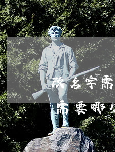 改名字需要哪些手續(xù)(給娃兒改名字需要哪些手續(xù))