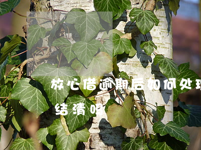 放心借逾期后如何处理-放心借逾期会一次结清吗