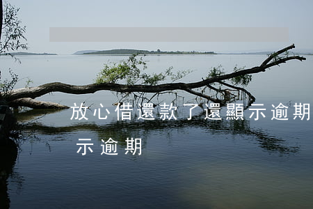 放心借還款了還顯示逾期(放心借還款了還顯示逾期)