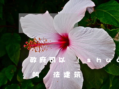 政府可以說(shuō)是違法建筑嗎(什么叫違法建筑?)