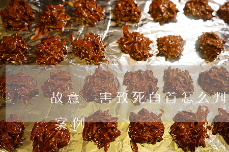 故意傷害致死自首怎么判(故意傷害致死判決案例)