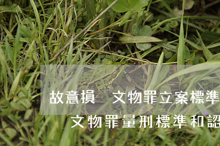 故意損毀文物罪立案標準_2021故意損毀文物罪量刑標準和認定構成要件
