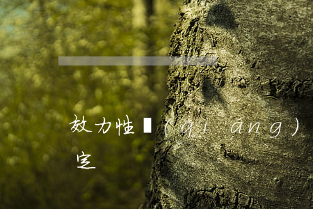 效力性強(qiáng)制性規(guī)定