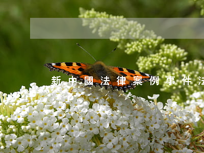 新中國法律案例事件(法制新聞案例)