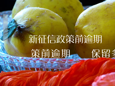 新征信政策前逾期記錄保留多久-新征信政策前逾期記錄保留多久