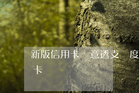 新版信用卡惡意透支額度(何為惡意透支信用卡)