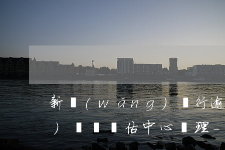 新網(wǎng)銀行逾期轉(zhuǎn)風險評估中心處理-新網(wǎng)銀行 風險