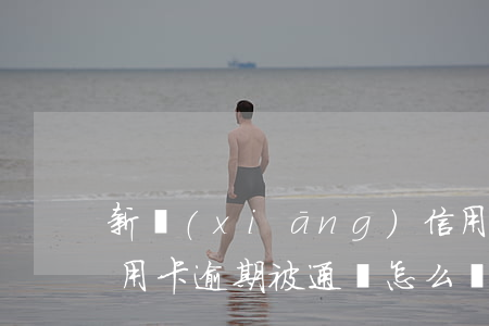 新鄉(xiāng)信用卡逾期如何處理(信用卡逾期被通報怎么辦)
